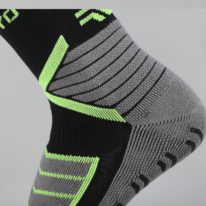FUNRY Store Grip Socks Soccer for Men&Women,Non-Slip Soccer Socks,Elite Compression Socks for Running Basketball （ men's size 6-11） - Image 3